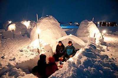 Iglu bauen