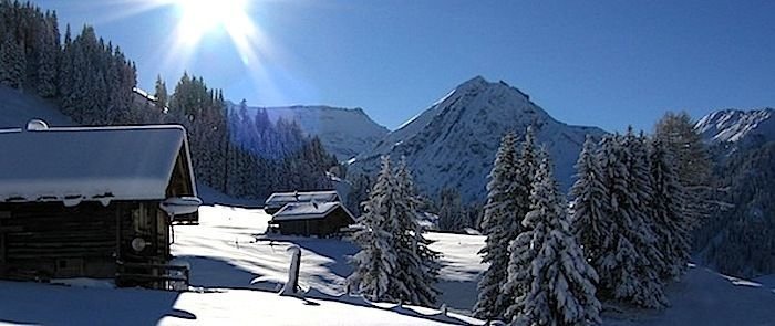 Panorama Schneeschuhwanderung