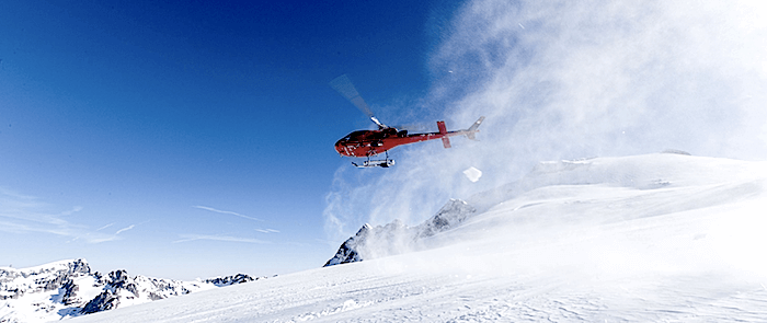 Heliskiing im Banne der 4000er