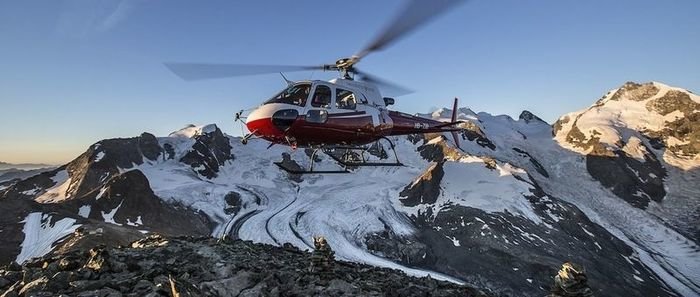 Helikopter Gletscherflüge St. Moritz