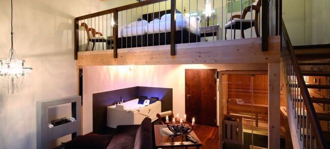 Romantik Loft mit Whirlpool, Sauna - Wellness Wallis